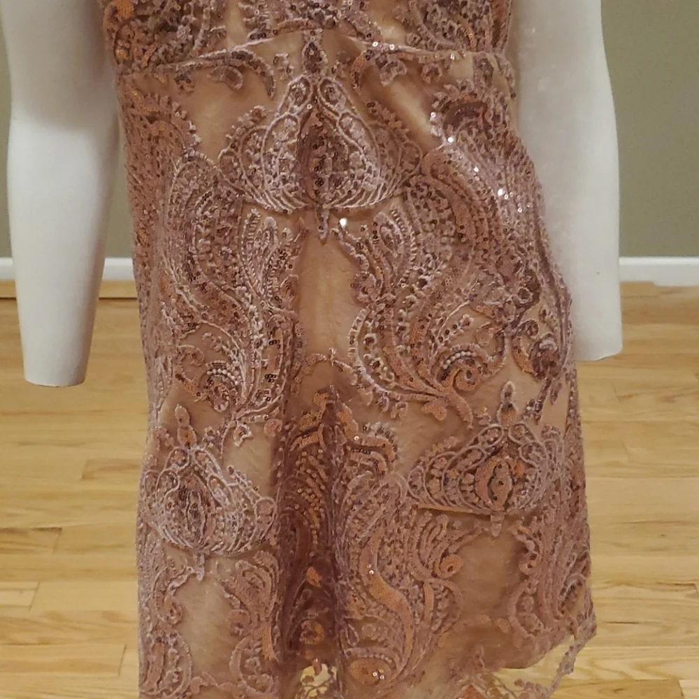 Free People Night Shimmers Mini Dress